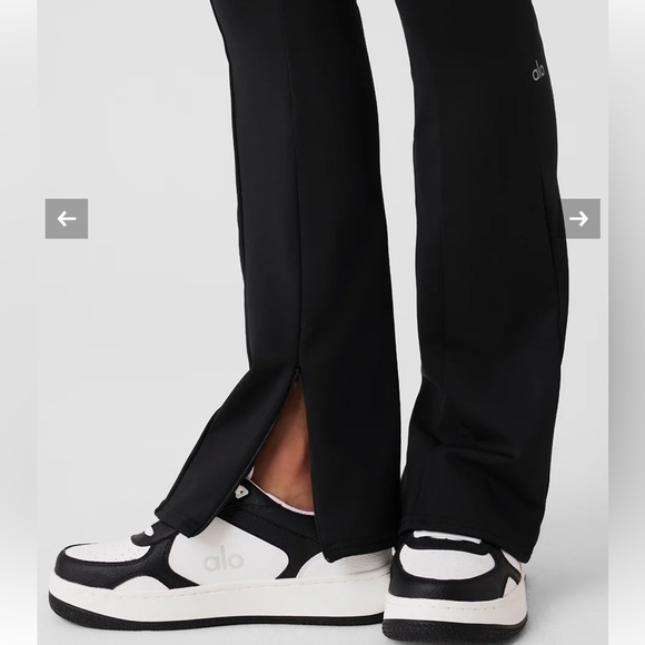 NWT ALO YOGA High-Waist 7/8 Zip It Flare Legging - Picture 7 of 7